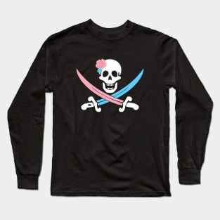 Trans Pride Jolley Roger Long Sleeve T-Shirt